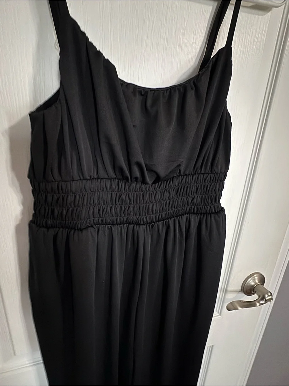 Ardene Black Smocked Bodice Jumpsuit SP